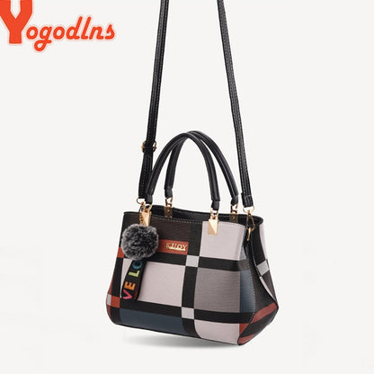 Yogodlns Luxury Stitching Wild Messenger Bag