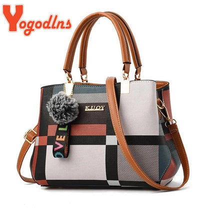 Yogodlns Luxury Stitching Wild Messenger Bag