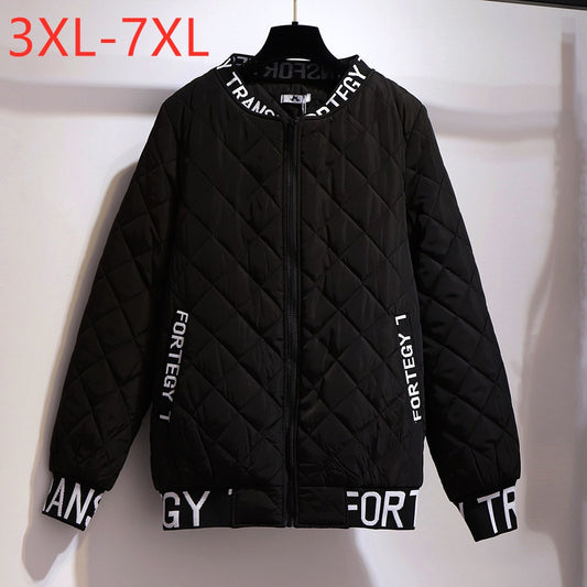 Plus Size Wadded Jacket