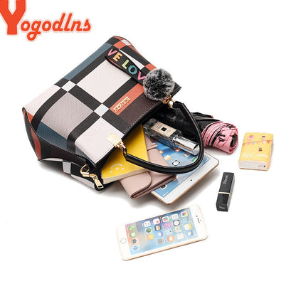 Yogodlns Luxury Stitching Wild Messenger Bag