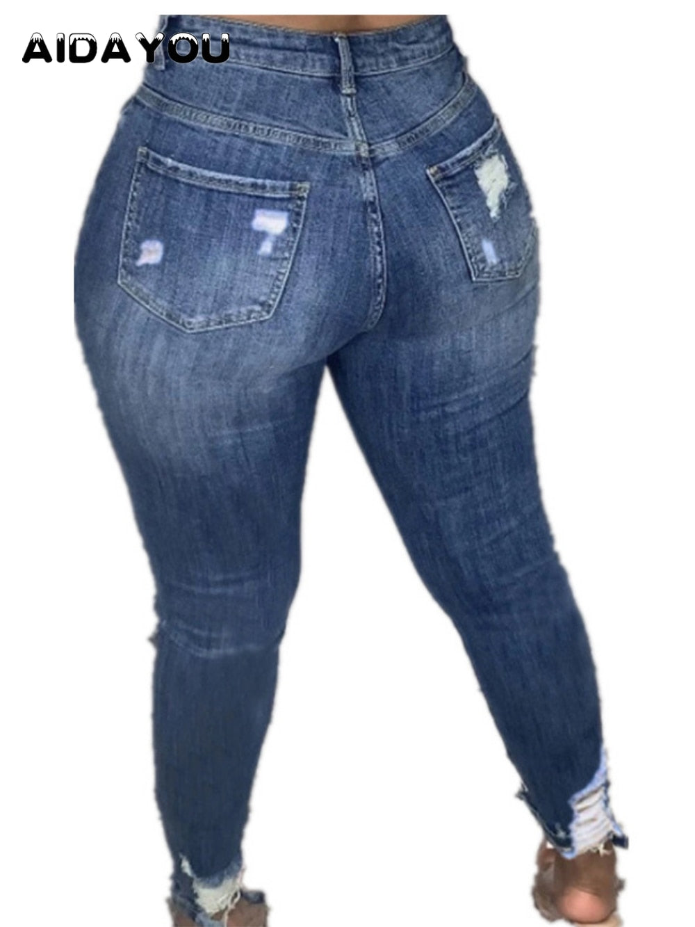 Plus Size High Waisted Jeans