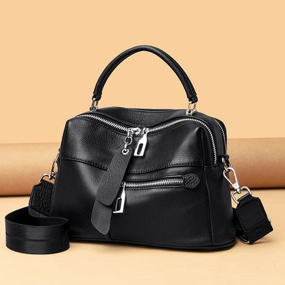 Soft Genuine Leather Shoulder Bag