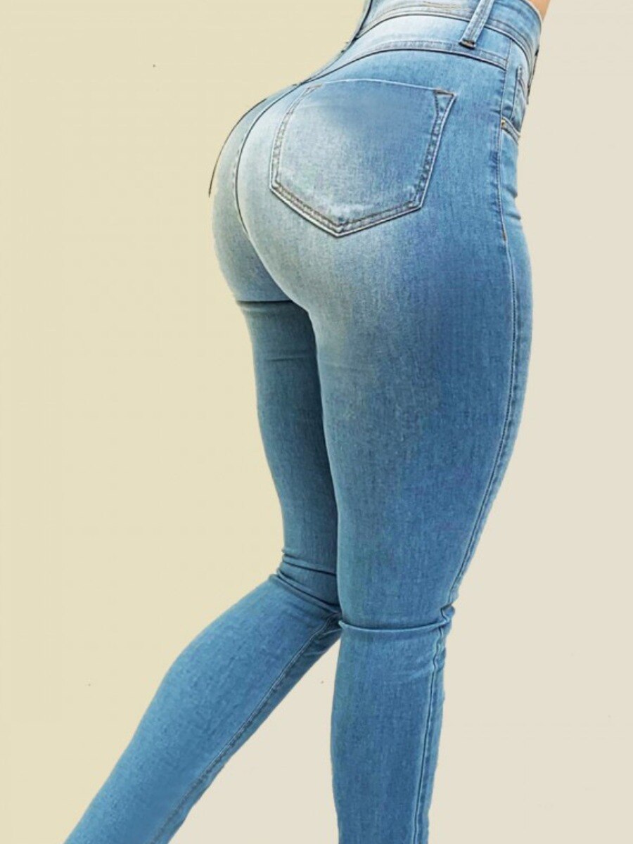 High-waisted Skinny Jeans