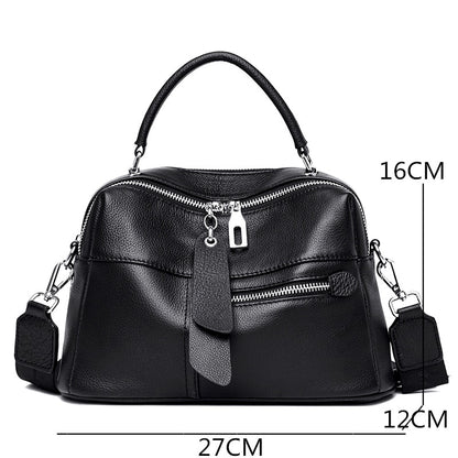 Soft Genuine Leather Shoulder Bag