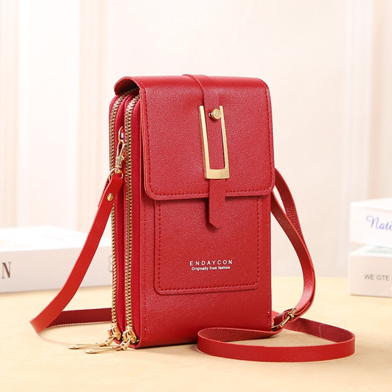 Soft Leather Crossbody Shoulder Strap Handbag