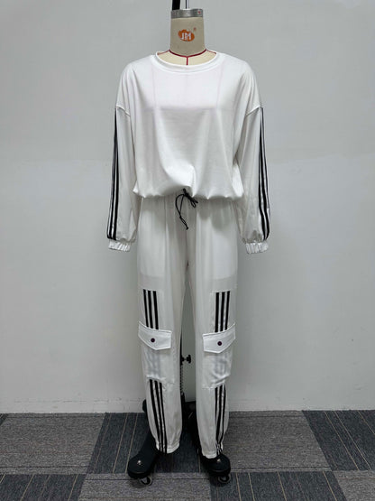 2 Piece Solid Loose Fit Tracksuit