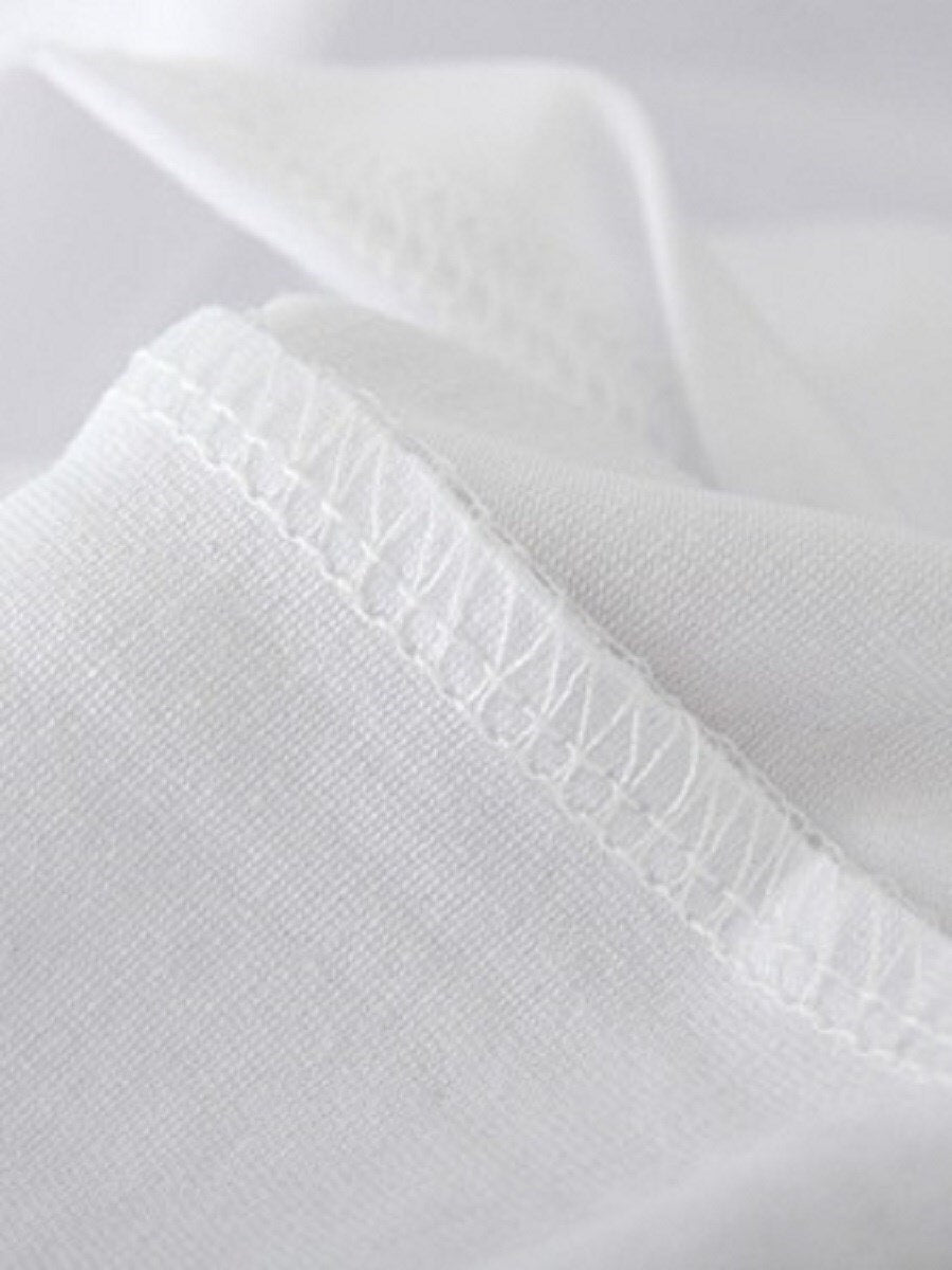 Plus Size Round Neck Letter Print T-shirt