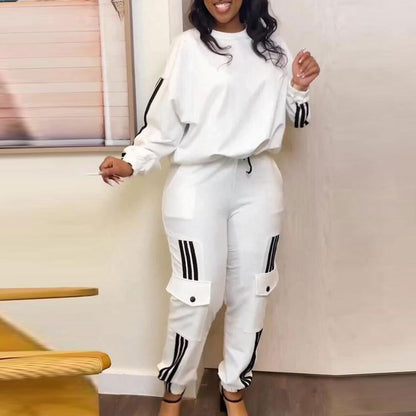 2 Piece Solid Loose Fit Tracksuit