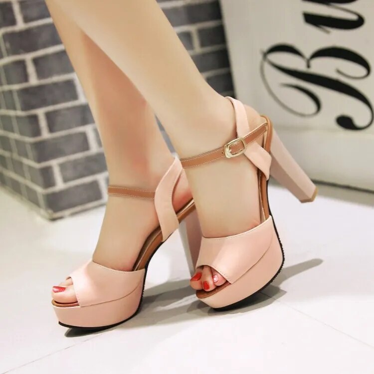 Strappy Open Super High Heel Sandal