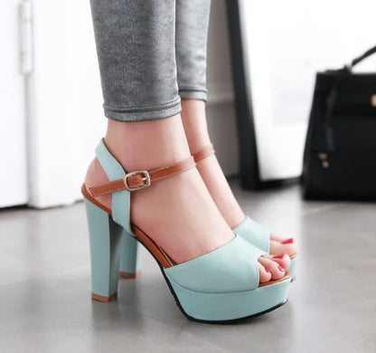 Strappy Open Super High Heel Sandal